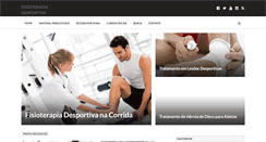 Desktop Screenshot of desportiva.facafisioterapia.net